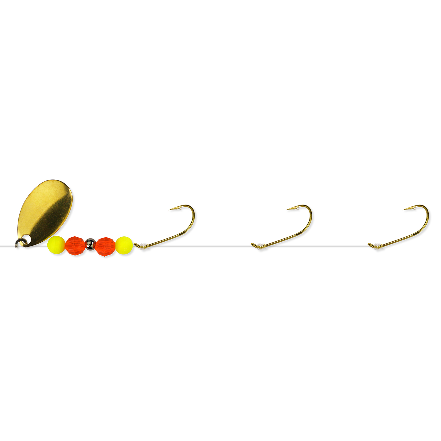 Bear Paw Line Leader Connectors #2 (10-75 Lb Test) – 12 Packs, No-Knot Design, Freshwater Fishing