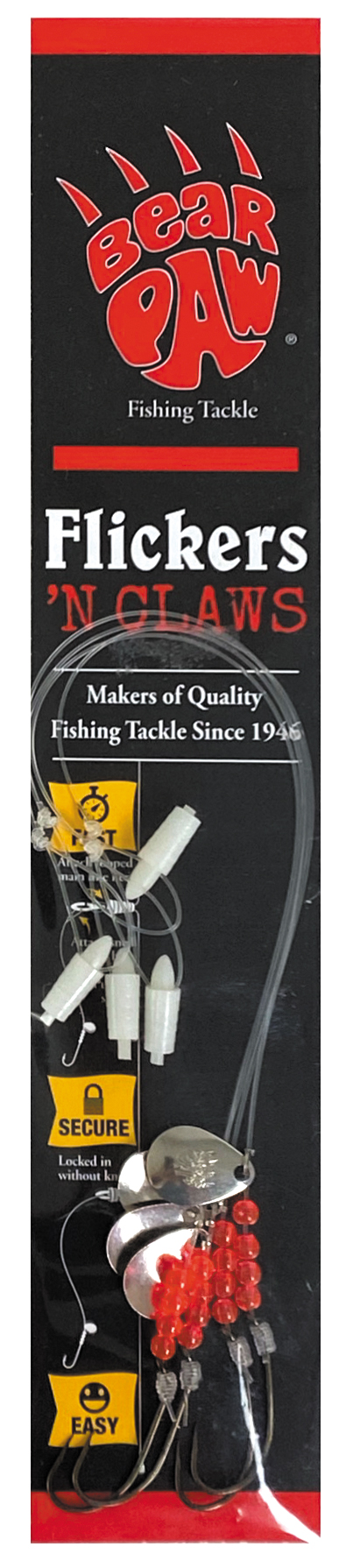 bear paw fishing hooks FGLS-4 Flicker Snelled Long Shank Hook, Size 4, Gold Finish : : Sports & Outdoors Hand tied 12 inch monofilament leaders with black nickel Sport Circle Hook Bear Paw FNRBH Snelled Hook
